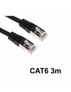 CABLE DE  RED FTP CAT6 3M GRIS