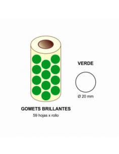 GOMETS APLI DIAM 20MM VERDE...