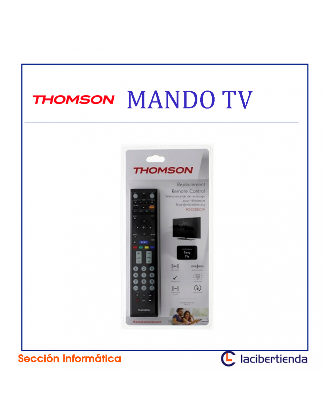 Thomson Mando para TV Panasonic