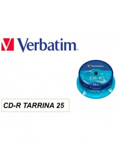 CD-R VERBATIM TARRINA 25 UDS